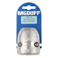 MG Duff MGD78 Zinc Streamline Anode For 7/8